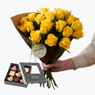 Påskeroser med Sjokoladefristelse